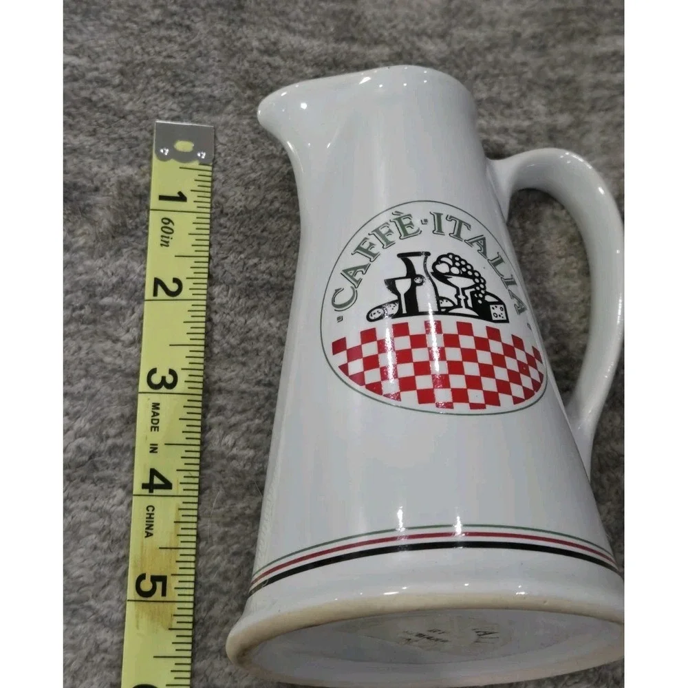 Vintage Himark Caffe' Italia Oil Pourer/Drizzler Ceramic‎ Base Domed cap